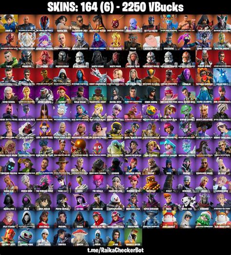 164 Skins ️psn Xbox Nintendo Pc ️ Chun Li ️ Cammy ️ Galaxia ️ Spider