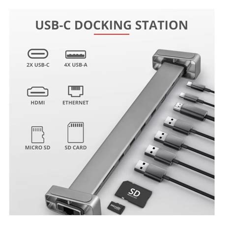 HUBXCO HXUSBC7 Adaptador Multipuertos 7 En 1 De USBC A USB A Puerto Usb