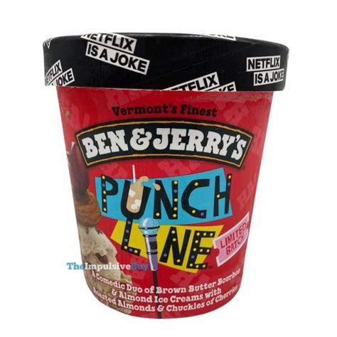 REVIEW: Ben & Jerry’s Limited Batch Punch Line Ice Cream | Almond ice ...