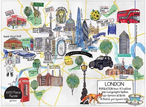 Puzzle Mappa Di Londra Pezzi Puzzle Mania It