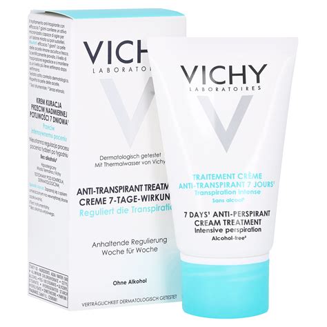 Vichy Deo Anti Transpirant Creme Mit 7 Tage Wirkung 30 Milliliter Medpex