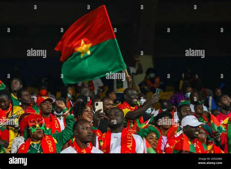 Fans of Burkina Faso team during the 2021 Africa Cup of Nations AFCON