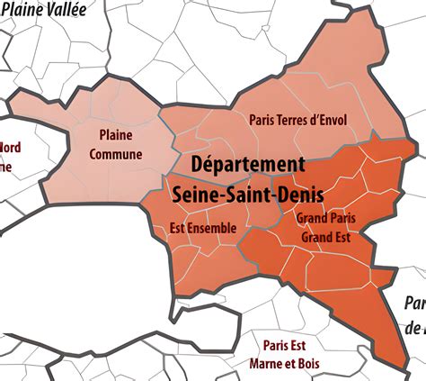 Haut Imagen Seine Saint Denis Carte Fr Thptnganamst Edu Vn