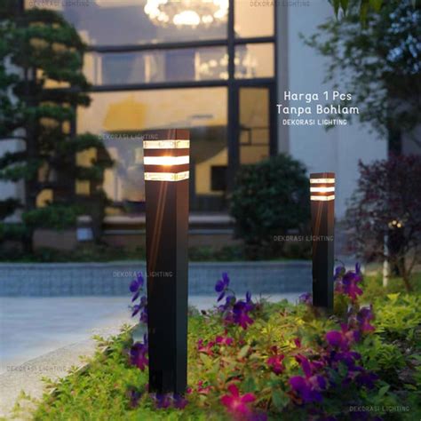 Jual Lampu Standing Kotak Cm Taman Waterproof Outdoor Fiting E