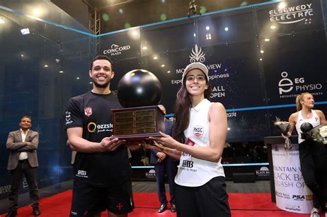 Asal And Gohar Capture Black Ball Squash Open Titles Psa Squash Tour