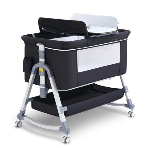 Uuoeebb 4 In 1 Baby Bassinet Bedside Sleeper Portable Baby Bassinet