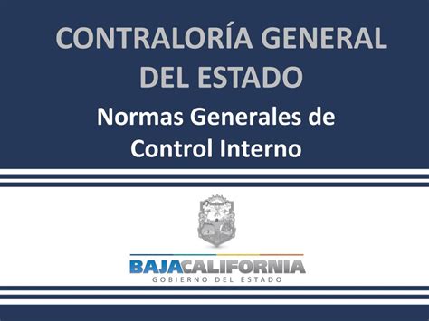 Ppt Normas Generales De Control Interno Powerpoint Presentation Free Download Id 4750410