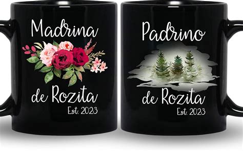 Amazon Taza Personalizada Padrino Madrina Mugs Padrinos De