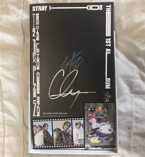 Straykids Bang Chan Maxident Signed PC - town-green.com