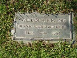 William Henry Nichols M Morial Find A Grave