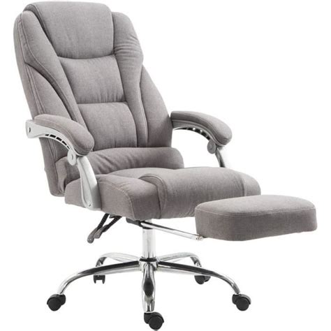 Kewin Fauteuil De Bureau En Tissu Pivotant Chaise De Bureau Ergonomique