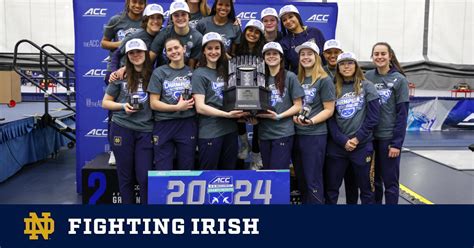 3 Peat Irish Women Win Third Straight Acc Team Title Notre Dame Fighting Irish Official