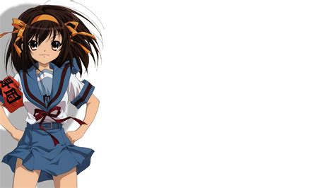 Wallpaper The Melancholy Of Haruhi Suzumiya Suzumiya Haruhi Anime