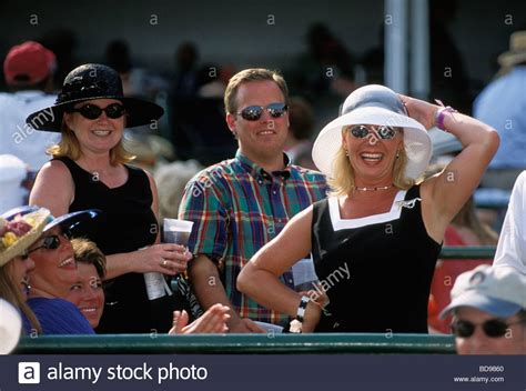 Spectators At The Kentucky Derby At Churchill Downs In Louisville