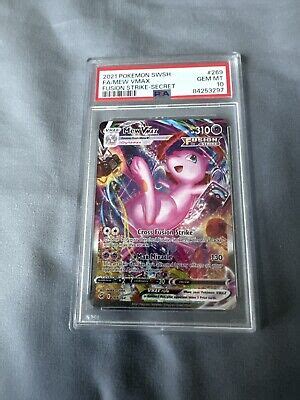 Psa Mew Vmax Fusion Strike Alt Art Pokemon Card Ebay