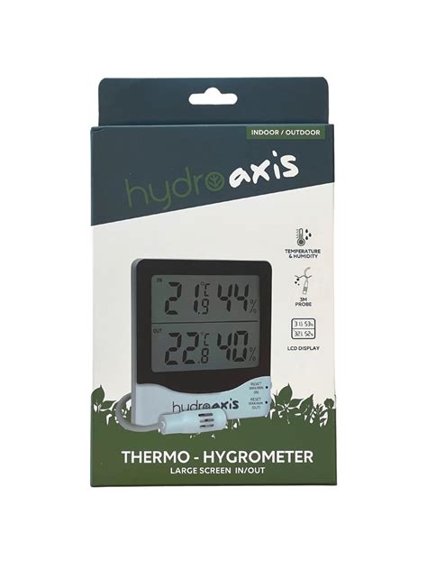 Hydro Axis Thermo Hygrometer Hydroware