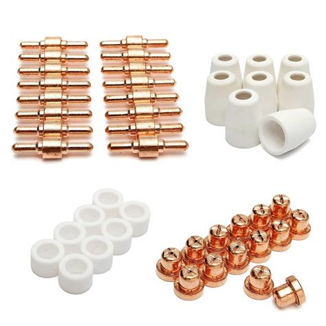 Air Plasma Cutter Consumables Electrode Tip Kit For Torch Pt Lg