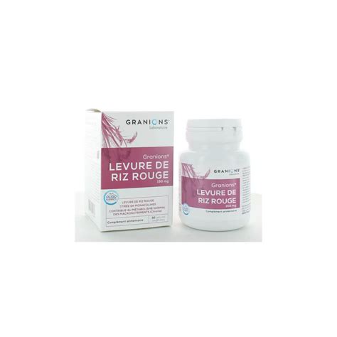 Levure de Riz Rouge Granions 30 gélules