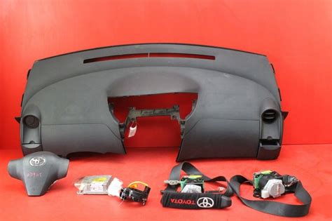 KONSOLA DESKA KOKPIT AIRBAG ZESTAW TOYOTA YARIS II 12324124117