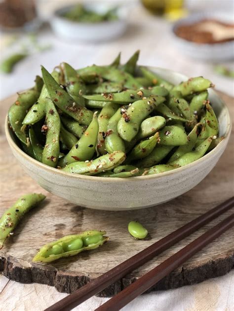 Edamame Beans With Japanese 7 Spice Blend The Kitchen Fairy