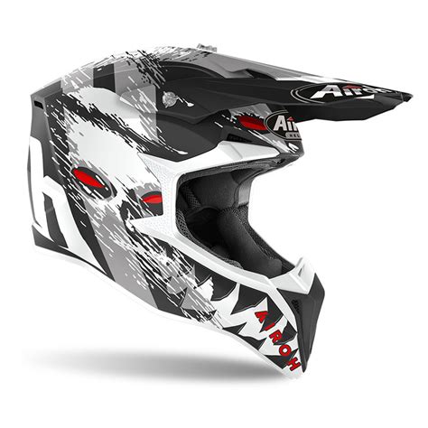 Casco Airoh Cross Enduro Wraap Demon Matt Hp