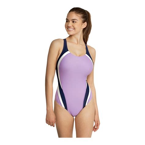 Speedo Womens Quantum Fusion Splice One Piece Swimsuit Bathing Suit