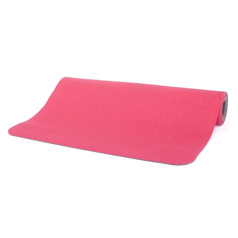 Yogamatte Lotus Pro Light Tpe Karminrot Anthrazit R St Shop