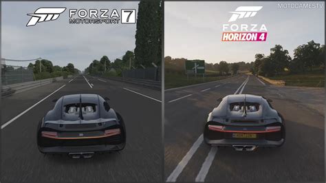 Forza Motorsport 7 Vs Forza Horizon 4 Bugatti Chiron Sound Comparison