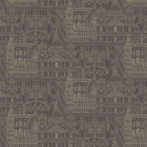 London City By SK Filson Mulberry Wallpaper Wallpaper Direct