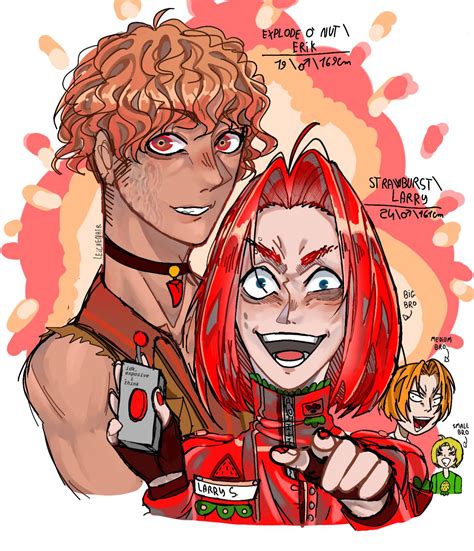 Explode O Nut And Strawburst Gijinka By Leichenhir On Deviantart