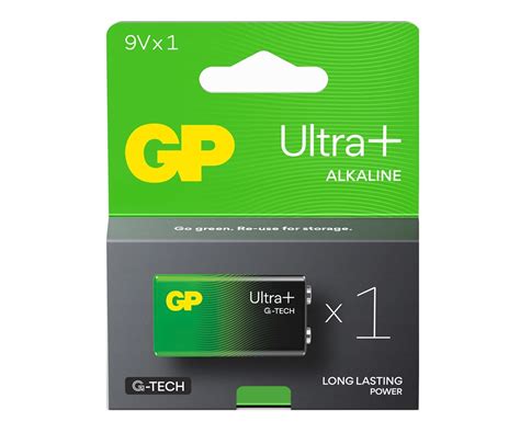 Bateria Alkaliczna 6LF22 GP ULTRA Plus G TECH 9 0V Alkaline 1 Sztuka