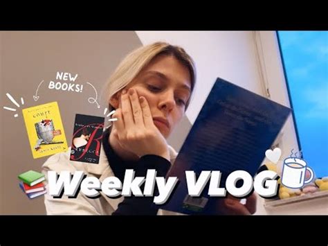 Weekly Vlog Neue B Cher Currently Reading Marw Youtube