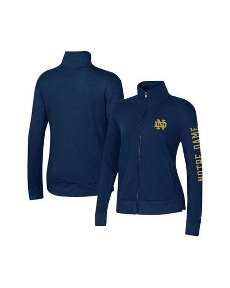 Under Armour Navy Notre Dame Fighting Irish All Day Fleece Full Zip