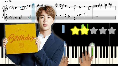 Bts Jin 방탄소년단 진 Abyss 《piano Tutorial》 ★★☆☆☆ Youtube