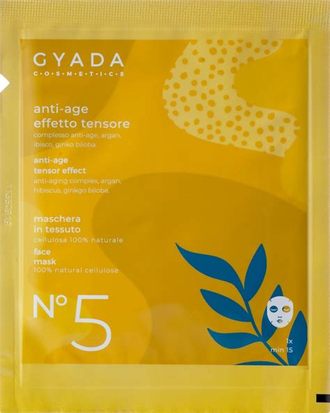 Gyada Cosmetics Maschera In Tessuto Anti Age Effetto Tensore N 5 15 Ml