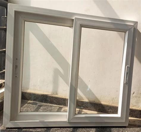 White Rectangular UPVC Sliding Window Frame At Rs 560 Sq Ft In Mysore