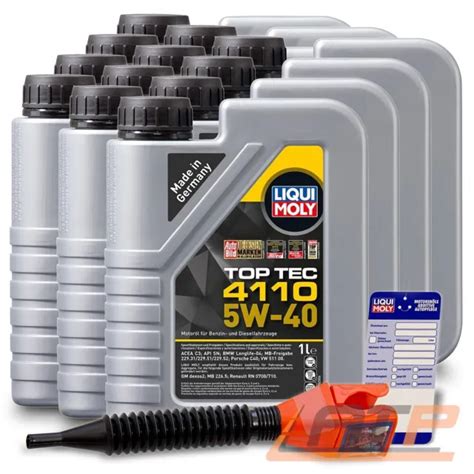 X Litro Liqui Moly Top Tec W Olio Motore Olio Motore