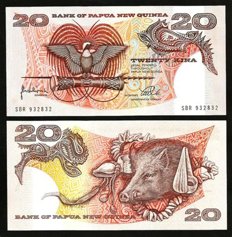 Papua New Guinea Kina Unc Pcs Lot Consecutive P C