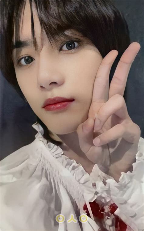 Beomgyu Photocard Scan Credits To Owners Txt Photocard Photo Cards