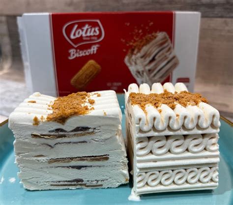 Lotus Biscoff Ice Cream Cake