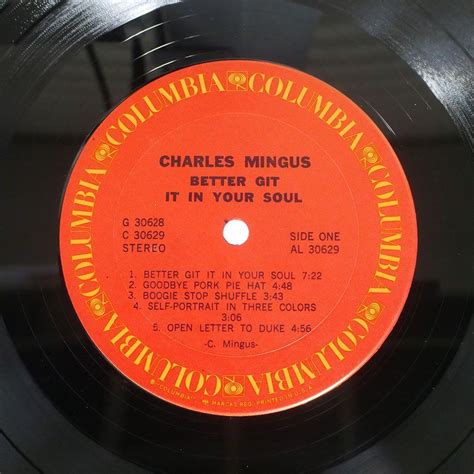 Yahoo オークション 米 Charles Mingus Better Git It In Your Soul