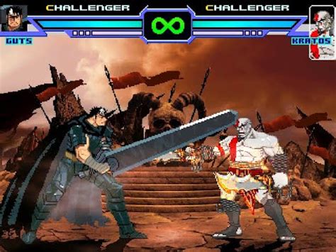 Mugen Guts Vs Kratos Youtube