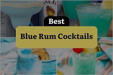 12 Blue Rum Cocktails to Transport You to a Tropical Beach | DineWithDrinks