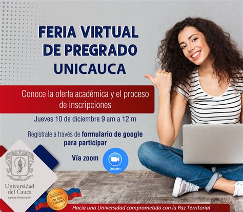 Feria Virtual De Pregrado Unicauca Universidad Del Cauca