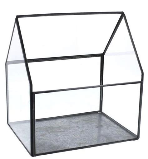 Glass Geometric Terrarium Container Modern Tabletop Window Sill Decor