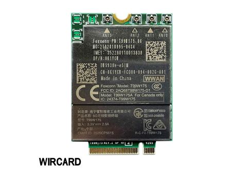 T99w175 Dw5930e Esim X55 5g Module Dp N 0k1ycw For Dell Laptop Latitude 5430 7330