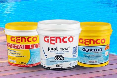 GENCO Trata Bem Sua Piscina Produtos Para Sua Piscina Cloro GENCO