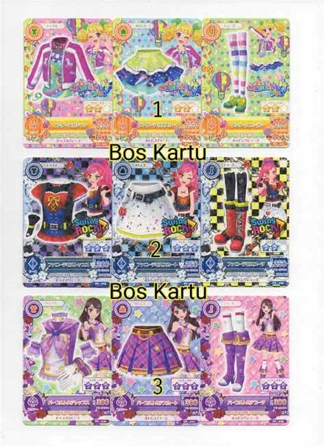 Jual Aikatsu Jepang Promotion Tiap Nomor Isi 3 Kartu Kota Bandung