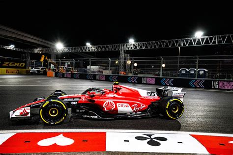 2023 Ferrari SF 23 F1 Las Vegas GP Carlos Sainz LSF1050 Replicarz