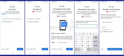 Oubli du mot de passe Gmail guide de récupération du compte Gmail